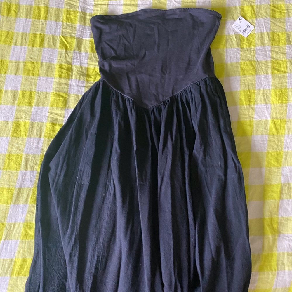 Free People Strapless Dress in Black